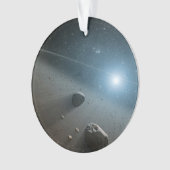 明るい星のまわりにのベガの小惑星帯。 オーナメント (正面)