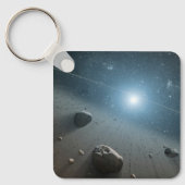 明るい星のまわりにのベガの小惑星帯。 キーホルダー (正面)