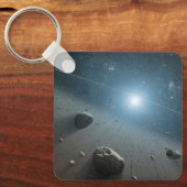 明るい星のまわりにのベガの小惑星帯。 キーホルダー (正面)