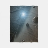 明るい星のまわりにのベガの小惑星帯。 フリースブランケット (正面)