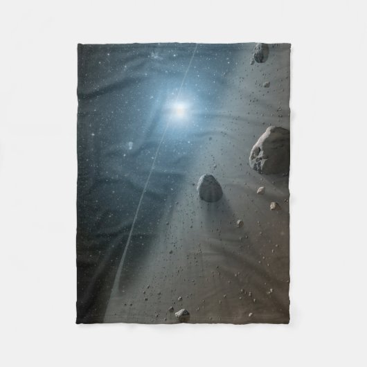 明るい星のまわりにのベガの小惑星帯。 フリースブランケット (正面)