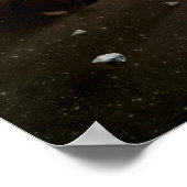 明るい星のまわりにのベガの小惑星帯。 ポスター (角)