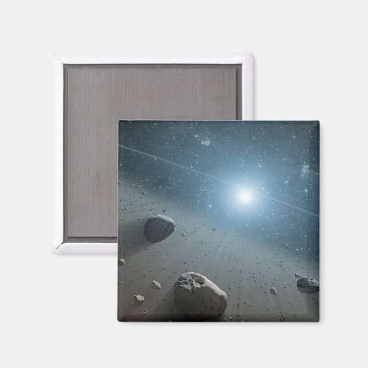 明るい星のまわりにのベガの小惑星帯。 マグネット (正面/裏面)