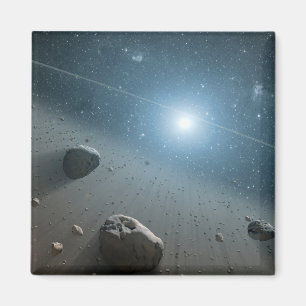 明るい星のまわりにのベガの小惑星帯。 マグネット