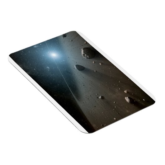明るい星のまわりにのベガの小惑星帯。 マグネット (右側)
