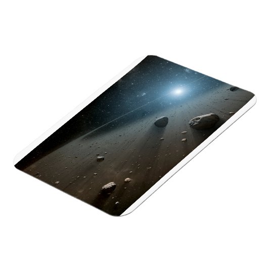 明るい星のまわりにのベガの小惑星帯。 マグネット (左側)