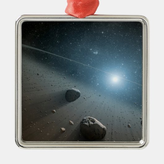 明るい星のまわりにのベガの小惑星帯。 メタルオーナメント (正面)
