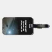 明るい星のまわりにのベガの小惑星帯。 ラゲッジタグ (裏面横)