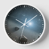 明るい星のまわりにのベガの小惑星帯。 壁時計 (正面)