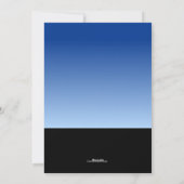 明るい星の写真のクリスマスカード シーズンカード (裏面)