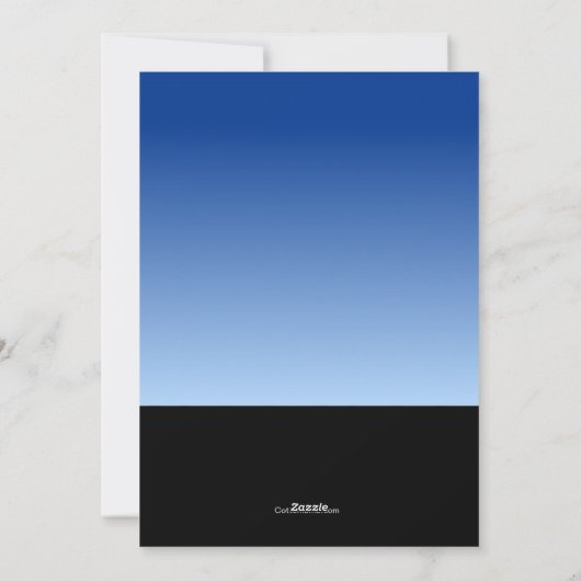 明るい星の写真のクリスマスカード シーズンカード (裏面)