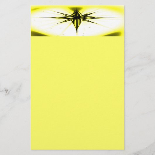 明るい星の文房具 便箋 (正面)