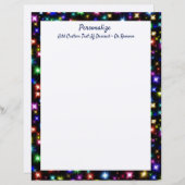 明るい星の花火虹の色をパーソナライズ (正面/裏面)