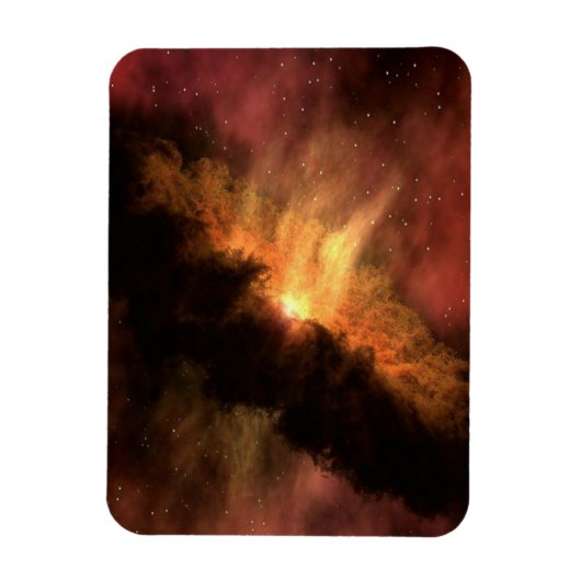 明るい星を持つ驚くべき銀河系 マグネット (縦)