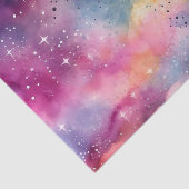 明るい星空の夜のデカップクラフト 薄葉紙 (詳細)