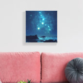 明るい星 キャンバスプリント (インサイチュ (リビング))