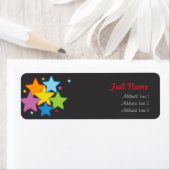 明るい星 – クリスマス住所 シール (インサイチュ)