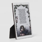 『明るい星』ビクトリアンの詩5x7アート・プラーク フォトプラーク (側面)