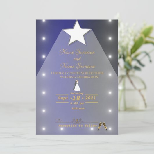 明るい星 招待状 (スタンド正面)