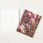 明るい春色のさくらんぼ プランナー手帳 (ディスプレー)