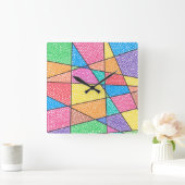 明るい時代 スクエア壁時計 (ホーム)