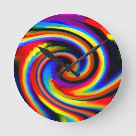 明るい時計 ラウンド壁時計 (正面)