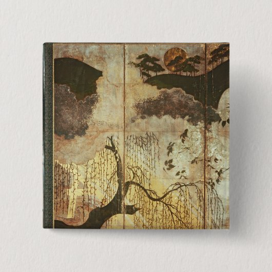 明るい景色 缶バッジ (正面)