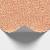 明るい暖かい背景のヴィンテージスタイル。 ラッピングペーパー (角)