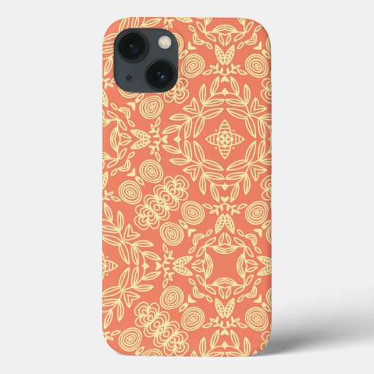 明るい暖かい背景のヴィンテージスタイル。 Case-Mate iPhoneケース (裏面)