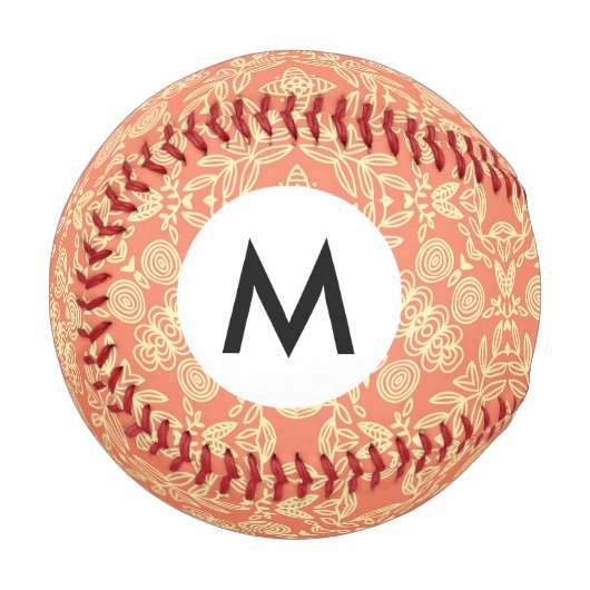 明るい暖かい背景(ヴィンテージスタイル) 野球ボール (正面左)