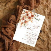 明るい書道のリハーサル前のディナーナイト 招待状