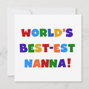 明るい最高の色のNanna Tシャツ