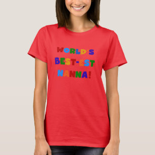 明るい最高の色のNanna Tシャツ