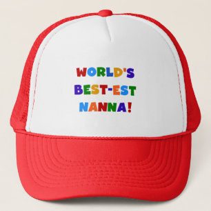 明るい最高の色のNanna Tシャツ キャップ