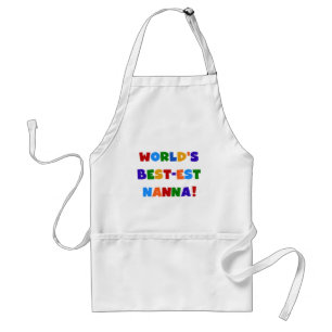 明るい最高の色のNanna Tシャツ スタンダードエプロン