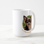 明るい朝のために明るいチワホアマググ コーヒーマグカップ (正面右)