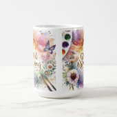 明るい朝の水色 コーヒーマグカップ (中央)