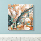 明るい未来に生きる キャンバスプリント (インサイチュ (ウッドフロア))