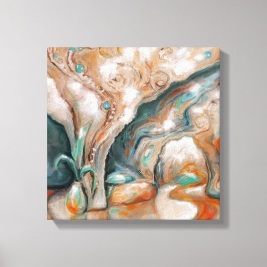 明るい未来に生きる キャンバスプリント (正面)