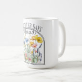 明るい未来の野の花 コーヒーマグカップ (正面右)