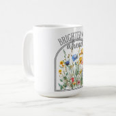明るい未来の野の花 コーヒーマグカップ (正面左)