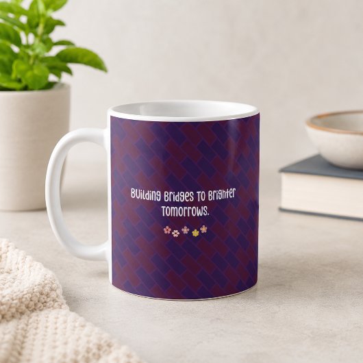 明るい未来への架け橋 - フォスター愛 コーヒーマグカップ