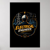 明るい未来を築く電気技師 ポスター (正面)