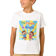 明るい未来キッズTシャツ
