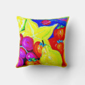 明るい果実と星の空。買今 クッション (裏面)