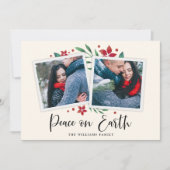 明るい枝 |ホリデーフォトカード シーズンカード (正面)