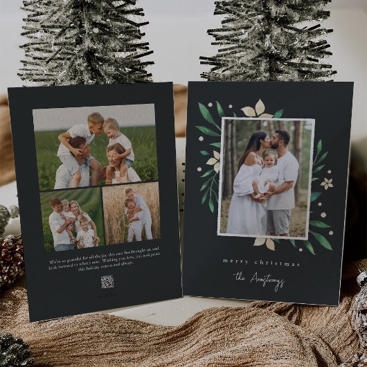 明るい枝 |ボタニカルクリスマスフォト シーズンカード