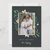 明るい枝 |ボタニカルクリスマスフォト シーズンカード (正面)