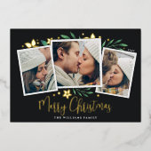 明るい枝 |写真3 箔シーズンカード (正面)