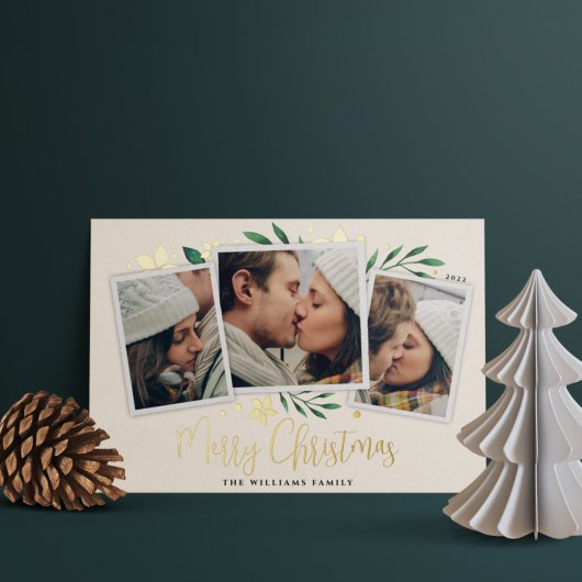 明るい枝 |写真3 箔シーズンカード